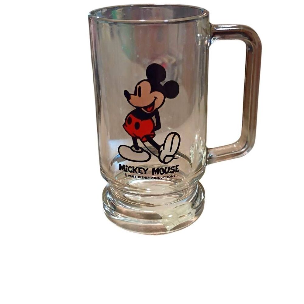 Walt Disney Mickey Mouse Glass Mug